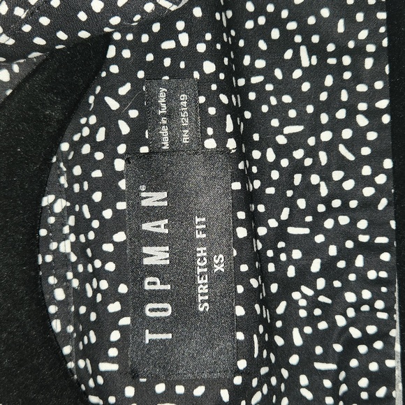 TOPMAN LONG SLEEVE BUTTON DOWN SHIRT - Picture 5 of 7